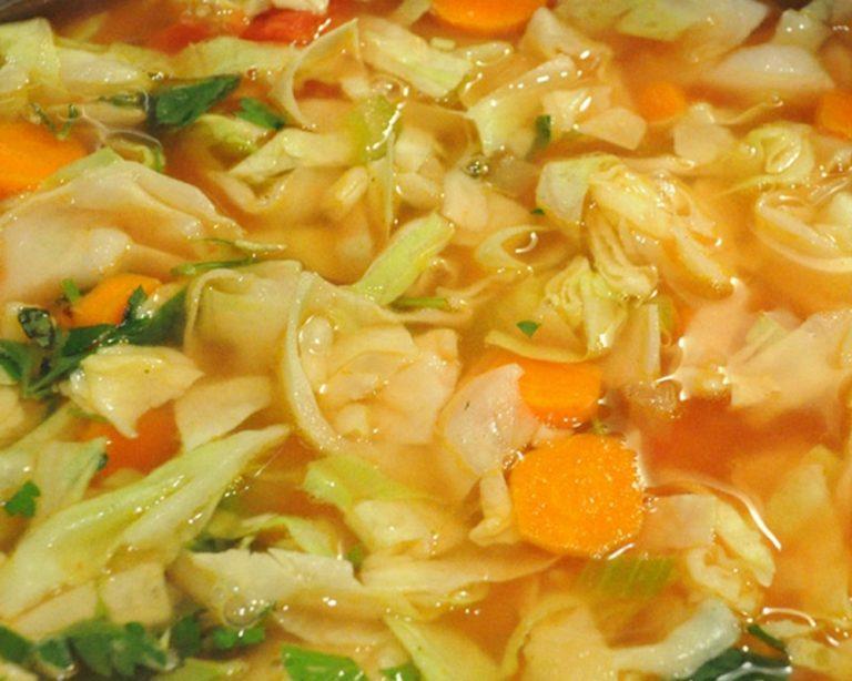 Recept za Zeljna juha z mesom