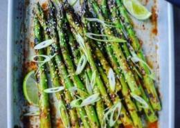 Šparglji z vinegretsko omako